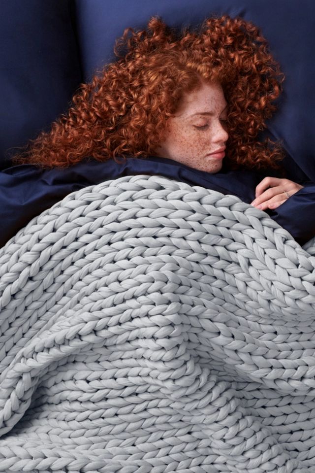 Bearaby Tencel Knitted Weighted Blanket #9