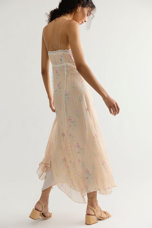LoveShackFancy Thalienne Silk Midi Dress #1