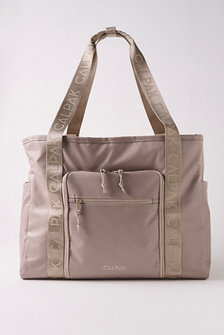 Calpak Terra 35L Water-Resistant Tote Bag at Free People in Stone