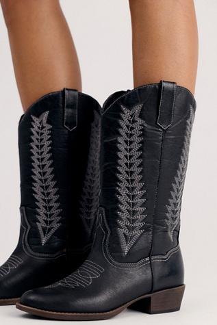 Appaloosa Vegan Western Boots by Matisse at Free People in Black, Size: US 8