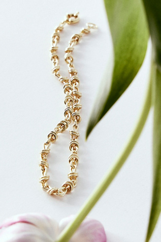 Daisy London Polly Necklace at Free People in Gold
