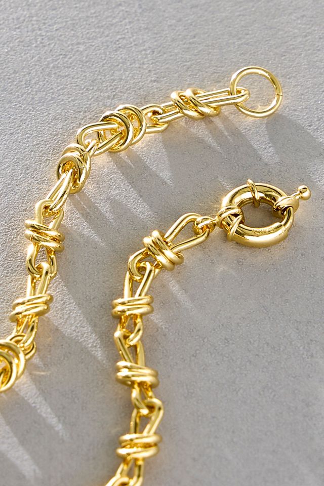 Daisy London Gold Plated Polly Knot Necklace #2