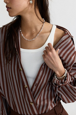 Collier à nœud plaqué argent Daisy London