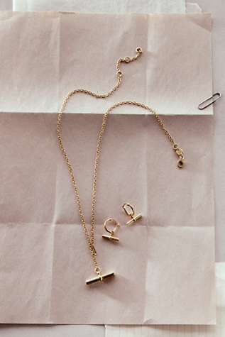 Daisy London Estee Necklace at Free People in Gold