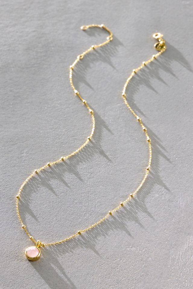 Daisy London Gold Plated Healing Stone Necklace #1
