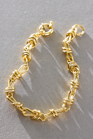 Daisy London Polly Bracelet at Free People in Gold