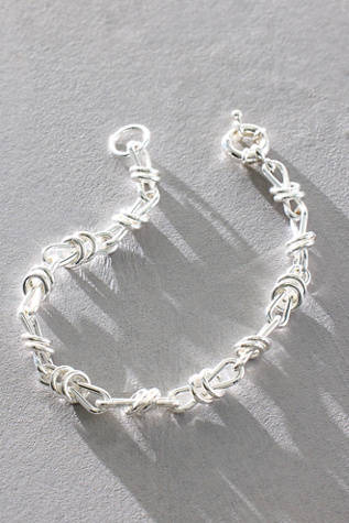 Daisy London Polly Bracelet at Free People in Silver