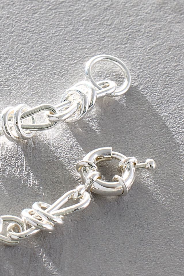 Daisy London Silver Plated Knot Bracelet #2