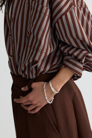 Daisy London Silver Plated Knot Bracelet