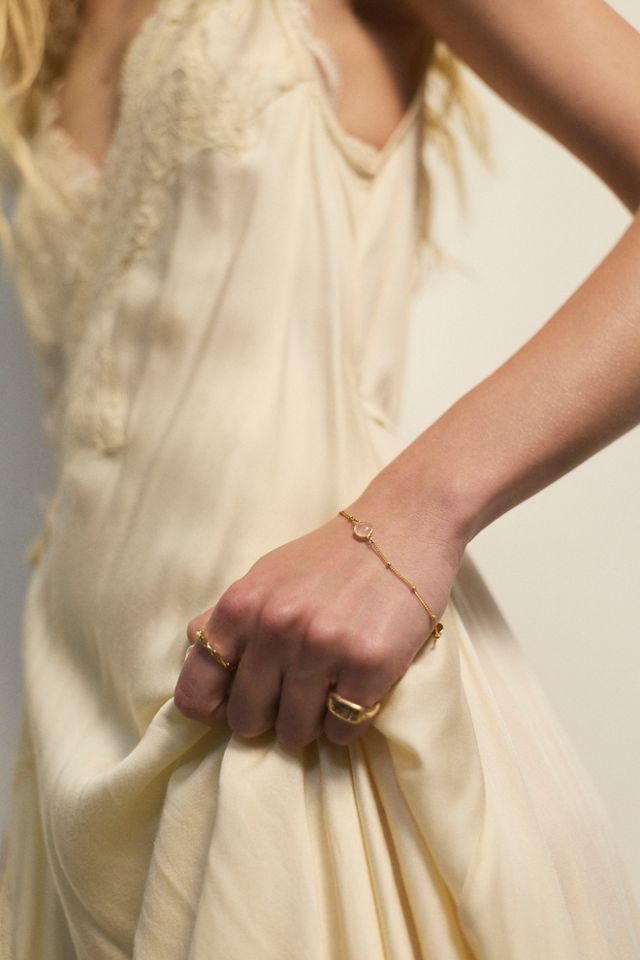 Daisy London Gold Plated Healing Stone Bracelet #4