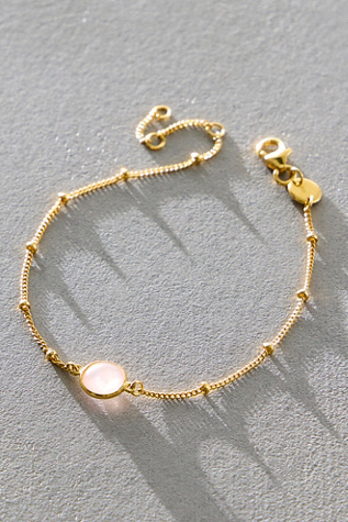 Женский браслет Daisy London Gold Plated Healing Stone, цвет: Золотой — фото 3