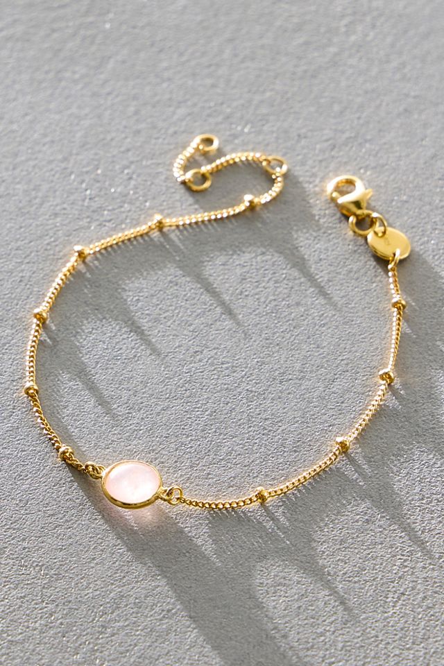 Daisy London Gold Plated Healing Stone Bracelet #2