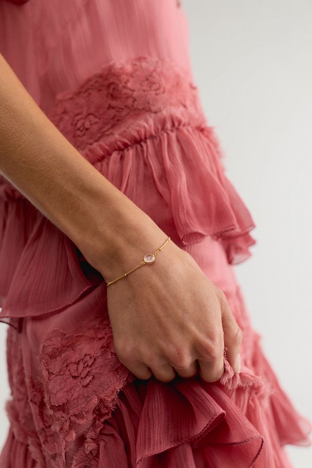 Daisy London Gold Plated Healing Stone Bracelet #5