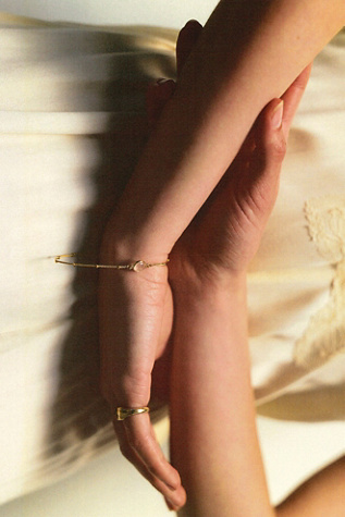 Daisy London Gold Plated Healing Stone Bracelet