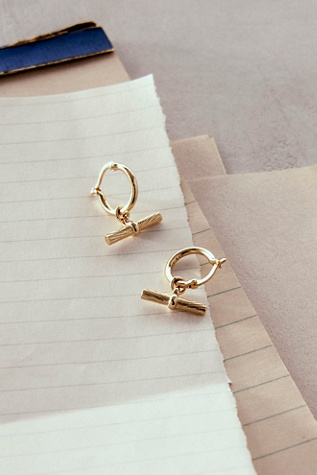 Daisy London Estee Earrings at Free People in Gold