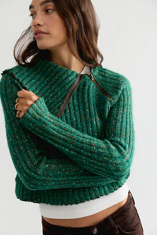 Женский свитер Free People Something More Pullover, цвет: Aventurine — фото 2