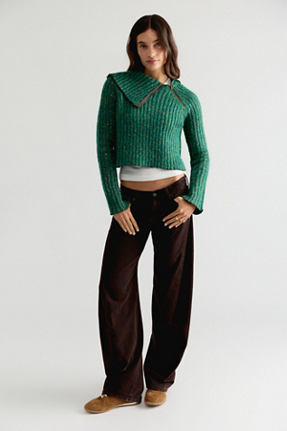 Женский свитер Free People Something More Pullover, цвет: Aventurine — фото 4