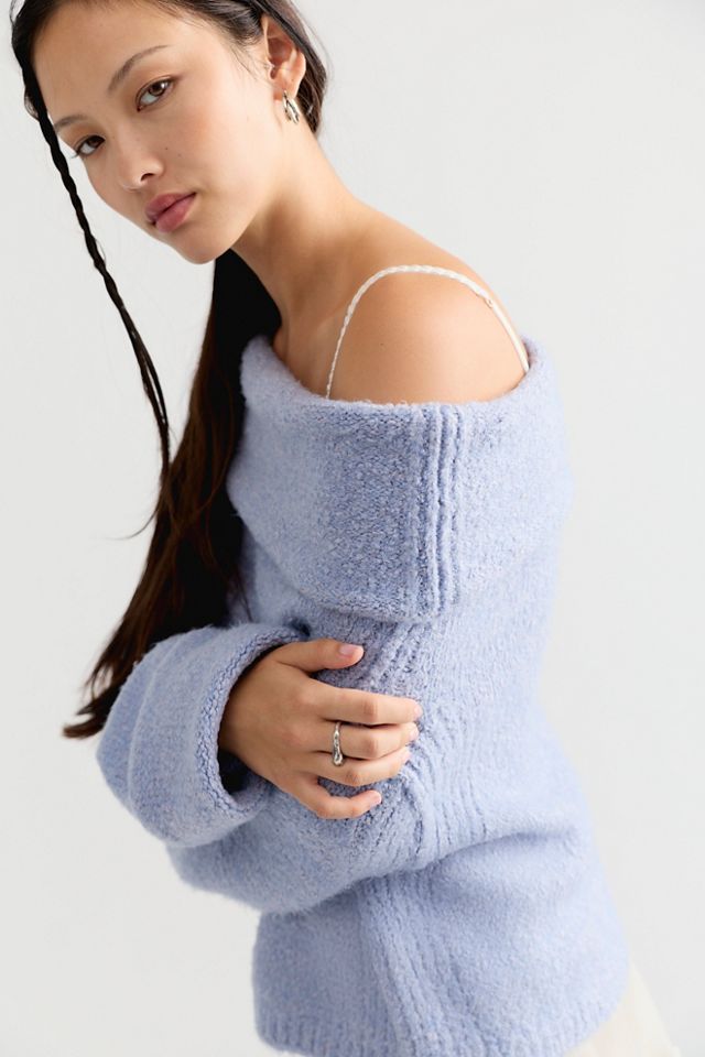 Carrie Off-The-Shoulder Pullover #3