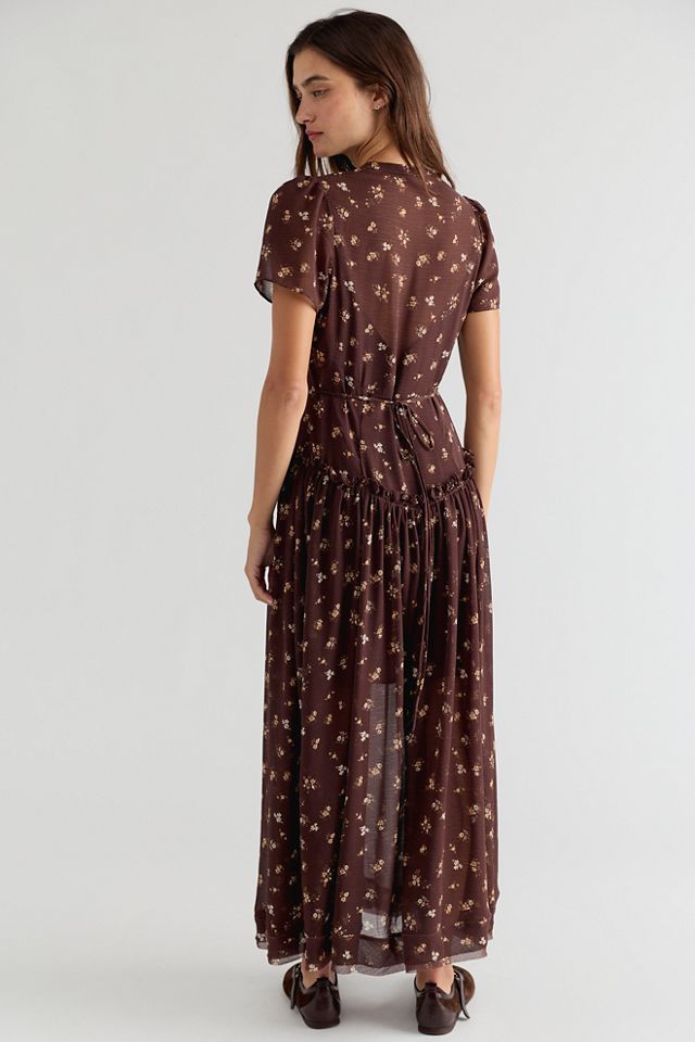 Falling Petals Maxi Dress #1