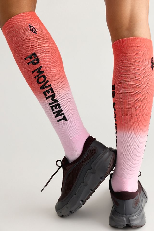 Ombre Knee-High Run Socks #1