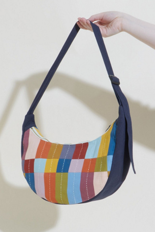 Anchal Mosaic Crescent Bag