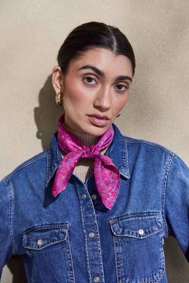 Anchal Vintage Silk Bandana - No. 260217 #4