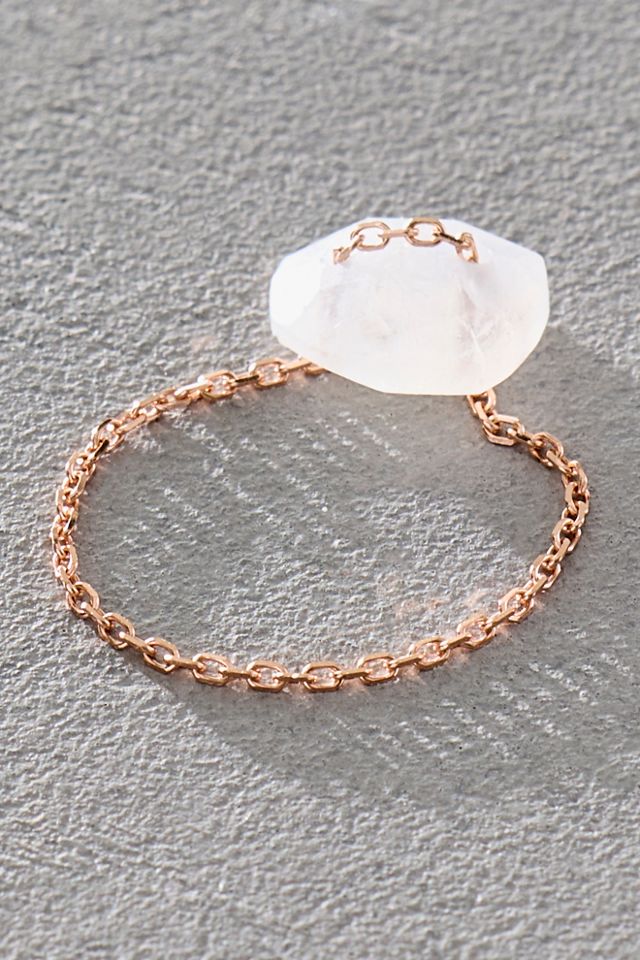 Sirciam Moonstone Chain Ring #1