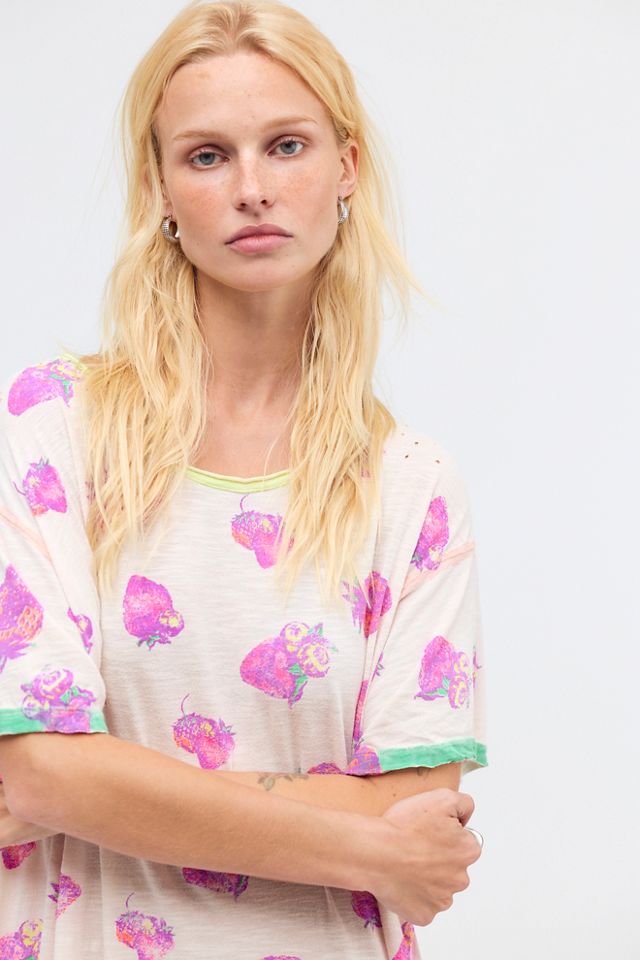 Magnolia Pearl Strawberry Tee Midi Dress #2