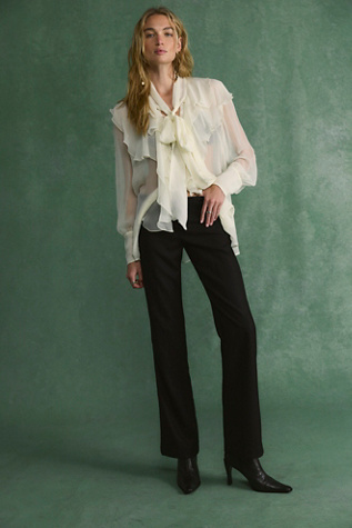 Friction Bootcut Trousers