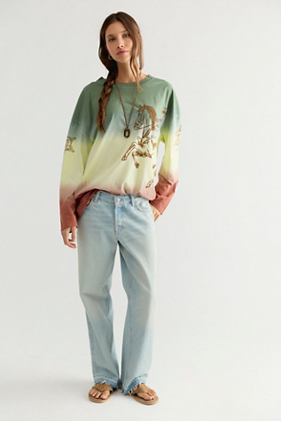 Женская футболка The Tales Cowboys Forever Tie Dye Long Sleeve, цвет: Тай-дай — фото 3