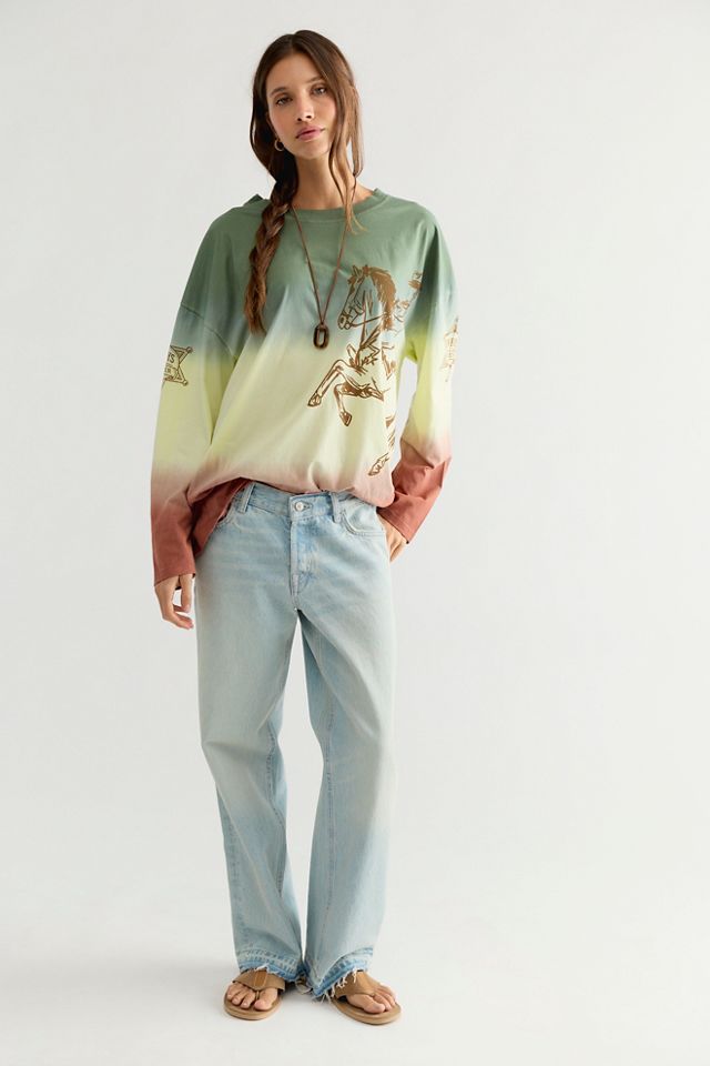 T-shirt à manches longues Tie Dye Cowboys Forever The Tales #2
