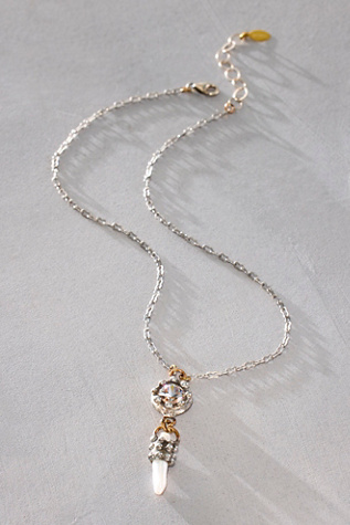Mikal Winn Crystal Drop Necklace