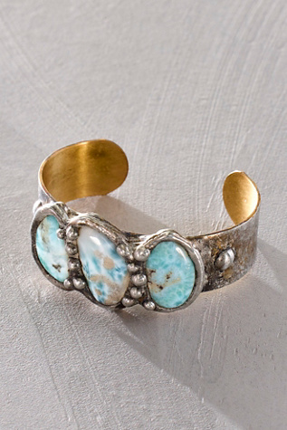 Bracelet manchette triple pierre Mikal Winn