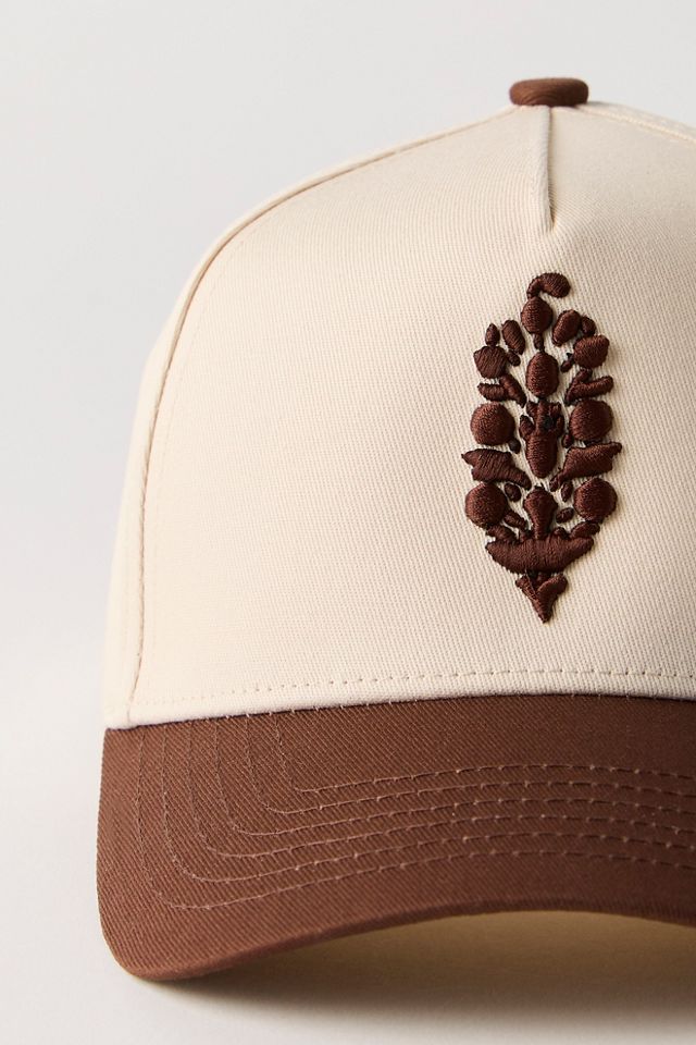 Courtly Colorblock Snapback Hat #2