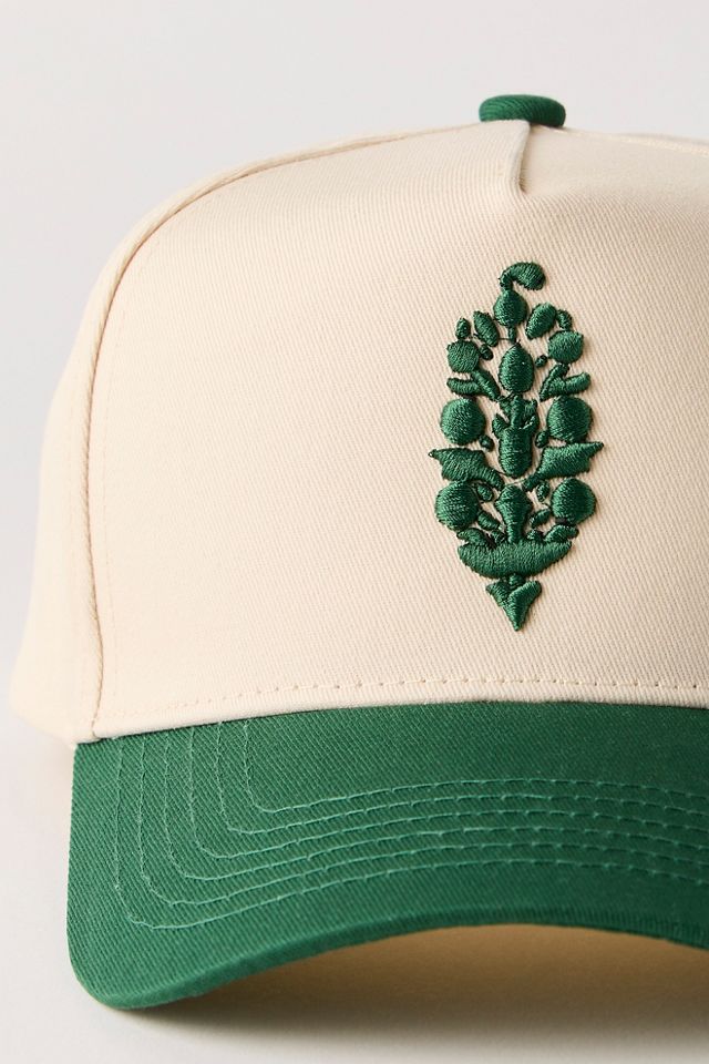 Courtly Colorblock Snapback Hat #2