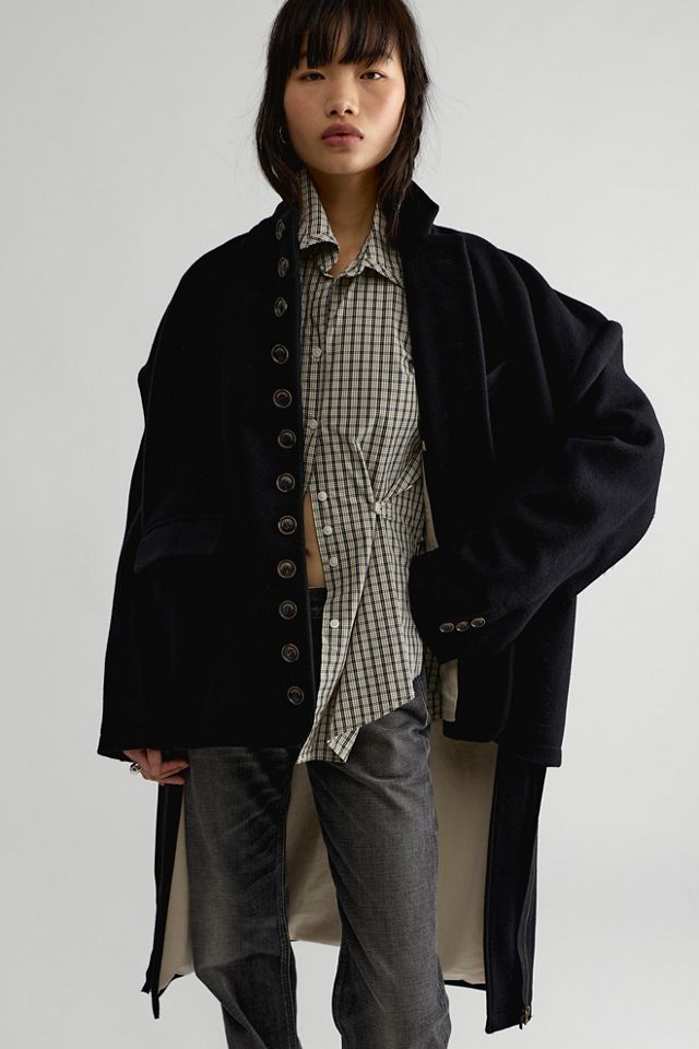 Manteau à Fermeture Éclair Asymétrique Asparagus #3