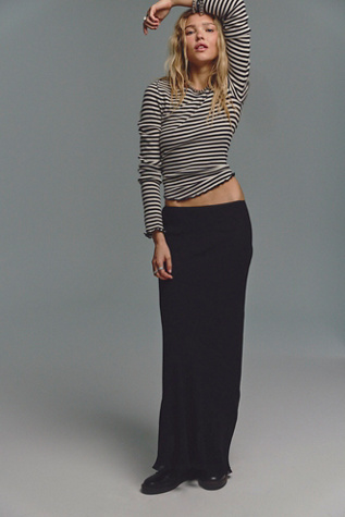 FP One Chloe Solid Maxi Skirt