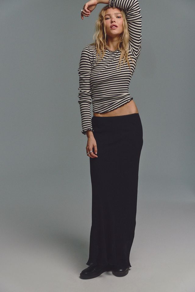 FP One Chloe Solid Maxi Skirt #3