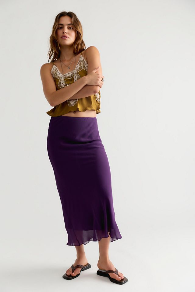 FP One Chloe Solid Maxi Skirt #2