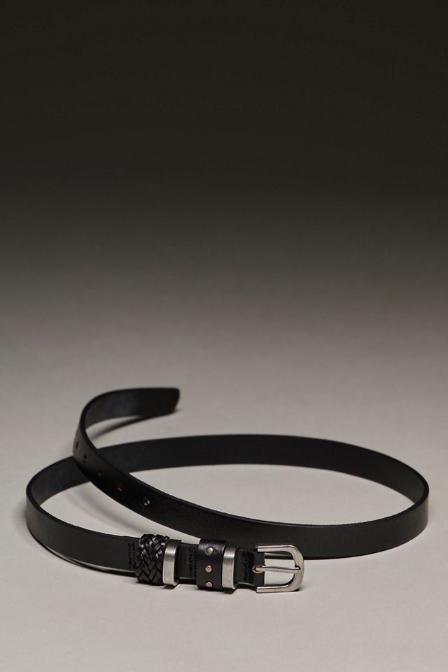 We The Free Braided Slim Belt #1