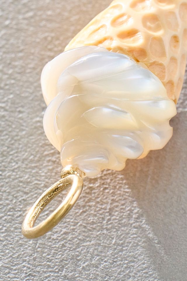 Maura Green Vanilla Ice Cream Cone Charm #2