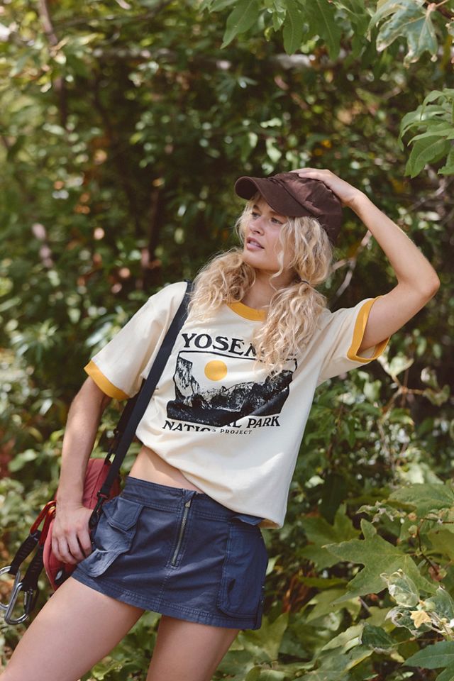Parks Project Yosemite National Park Photo Ringer Tee #3