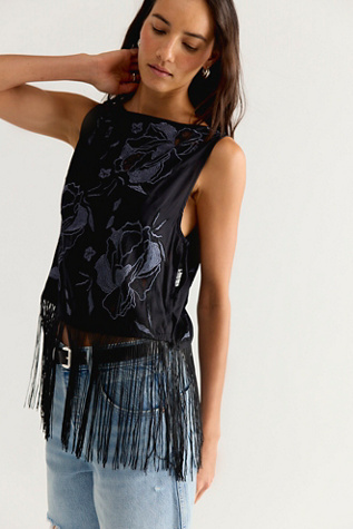 Carlie Fringe Top
