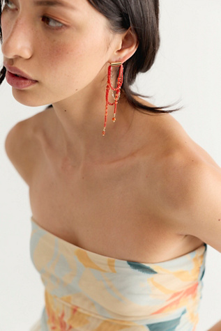 Muse Semi-Precious Stone Beaded Dangle Earrings