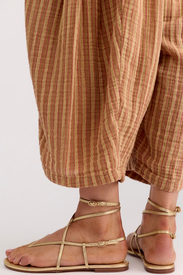 Clara Metallic Strappy Sandals #2