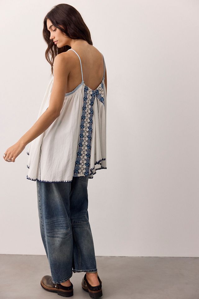 Lila Embroidered Tunic #1