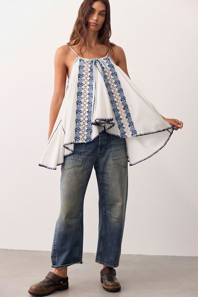 Lila Embroidered Tunic #2