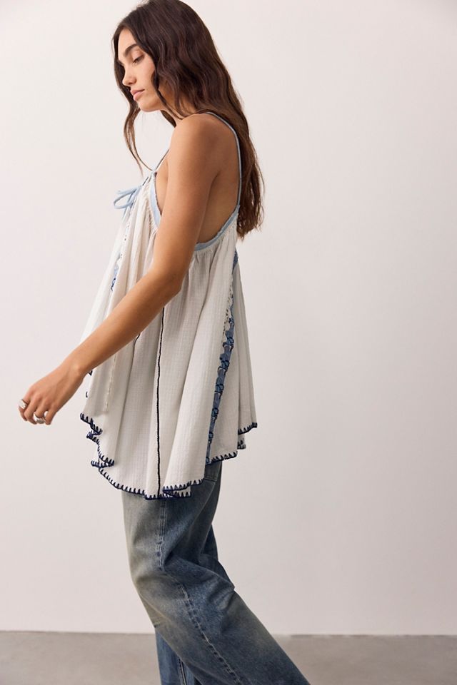 Lila Embroidered Tunic #3