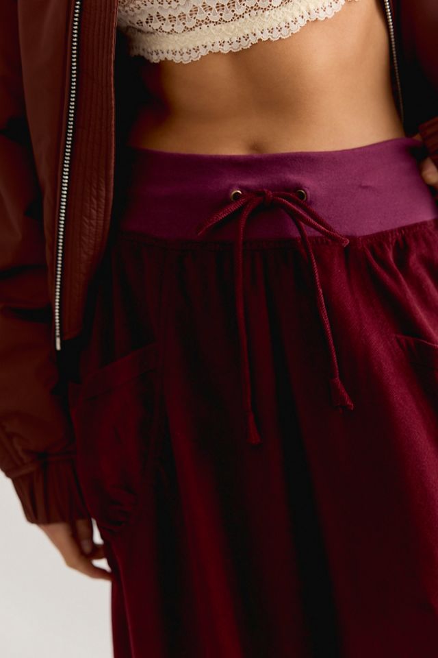 Boom Shankar Cord Guru Midi Skirt #2