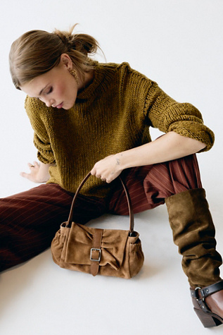 Женская сумка Free People Palermo Cinched, цвет: Бежевый — фото 6